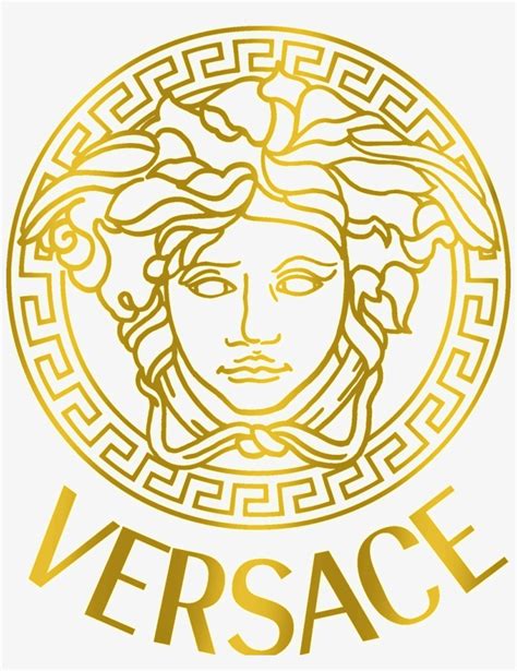 versace flower logo|Versace new logo.